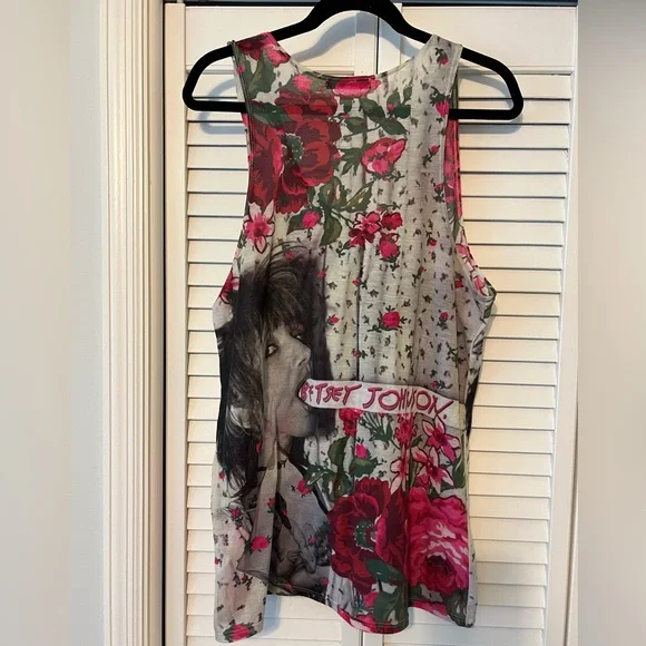 Rare Betsey Johnson oversized tank size large - Picture 3 of 10